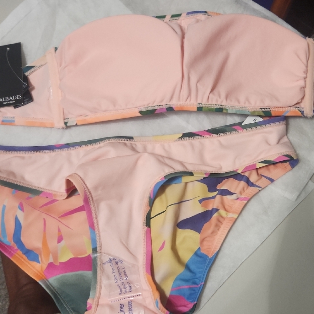 PALMACEA Women's Tropical Print Bikini - Picture 4 of 6